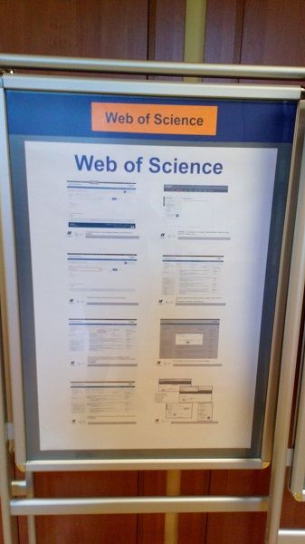 Bilbord z bazą Web of Science