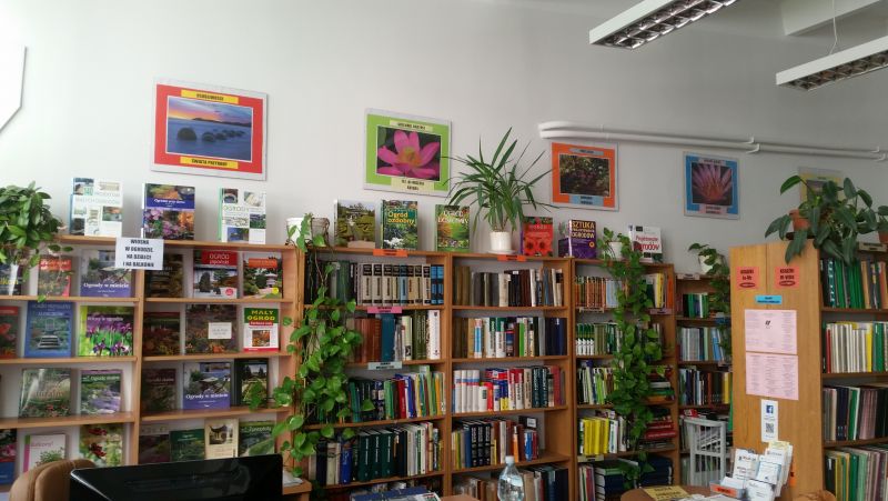 Fragment wnętrza Biblioteki Kształtowania Środowiska i Rolnictwa