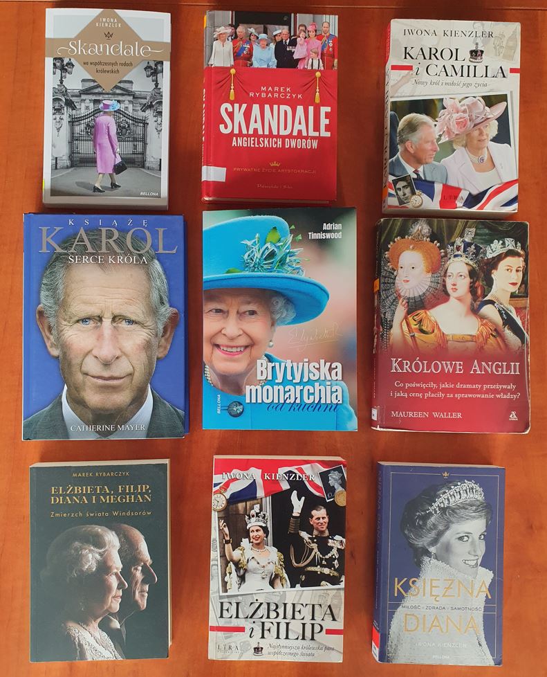 Książki o brytyjskiej monarchii