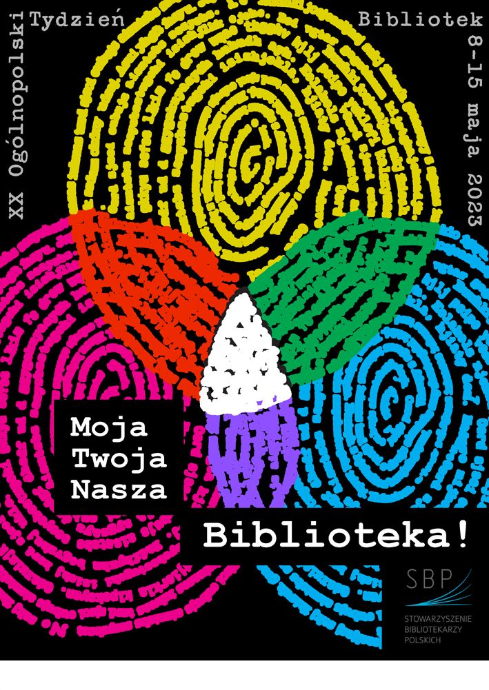 Oficjalny plakat XX Ogólnopolskiego Tygodnia Bibliotek