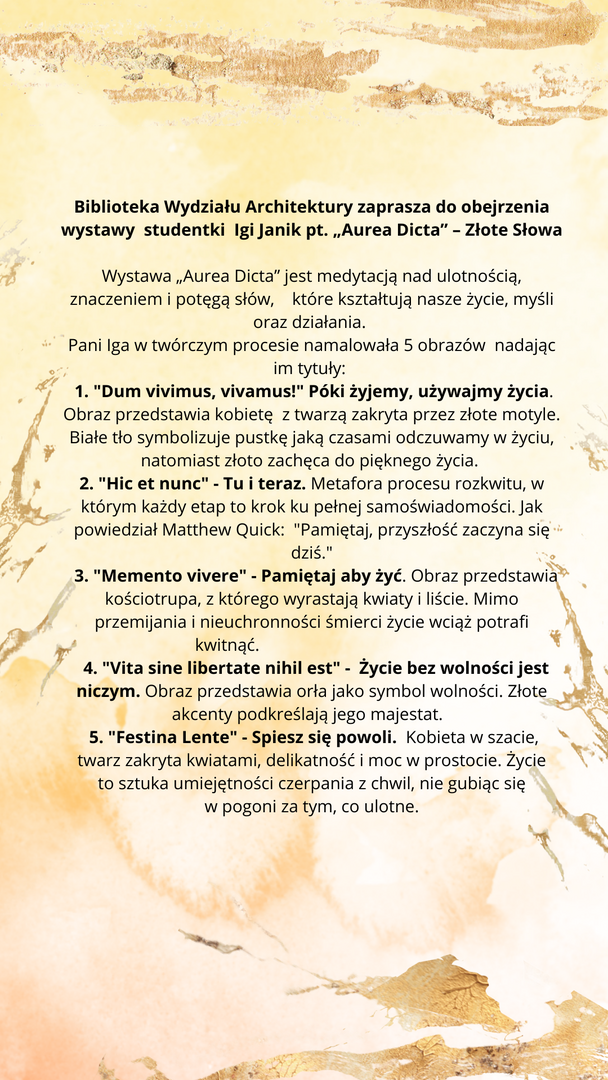 Tytuł i opis wystawy