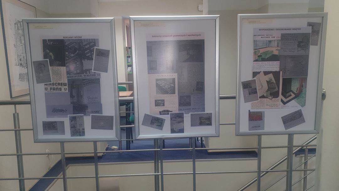 Zdjęcie plakatów w tle